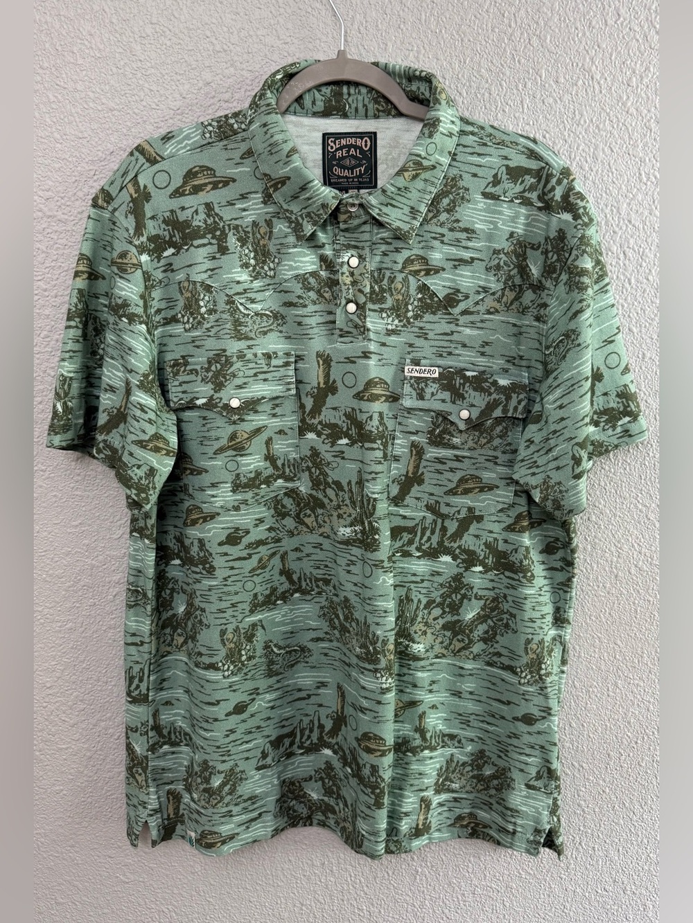 Sendero Provisions Co | Cantina Pique Polo | Size  XL
